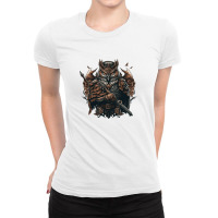 Owl Master Angry Ladies Fitted T-shirt | Artistshot