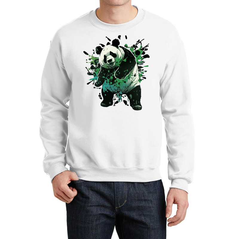 Panda Crush Crewneck Sweatshirt by NissimHouston109 | Artistshot