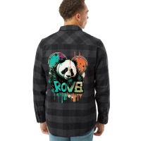 Panda Crush Love Flannel Shirt | Artistshot