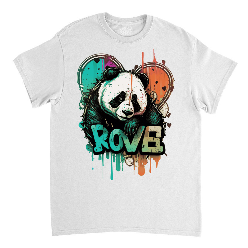 Panda Crush Love Classic T-shirt by NissimHouston109 | Artistshot