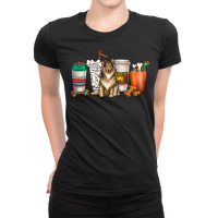 Collie Dog Coffee Cups Ladies Fitted T-shirt | Artistshot