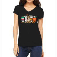 Collie Dog Coffee Cups Women's V-neck T-shirt | Artistshot