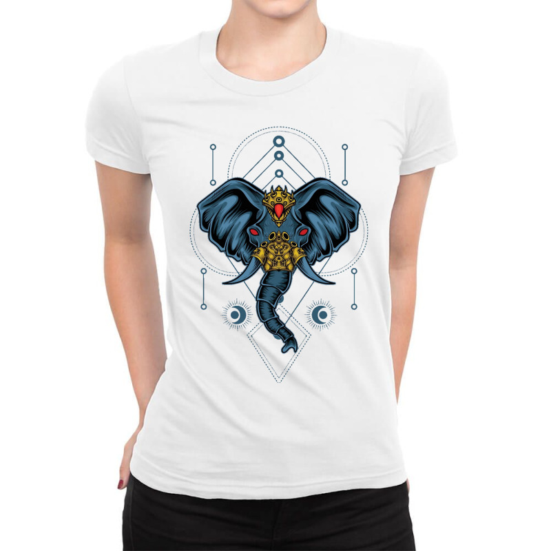 Happy Onam, Shappy Ponam! Ladies Fitted T-Shirt by JOHN CHAVEZ | Artistshot