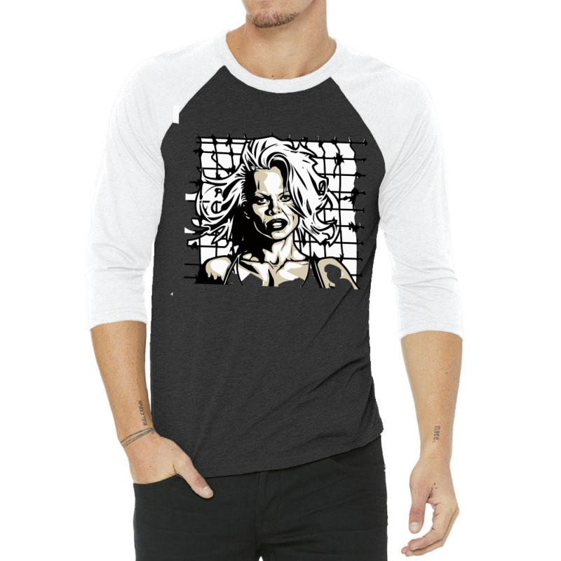 Pamela Anderson Barb Wire Movie 1996 3/4 Sleeve Shirt | Artistshot