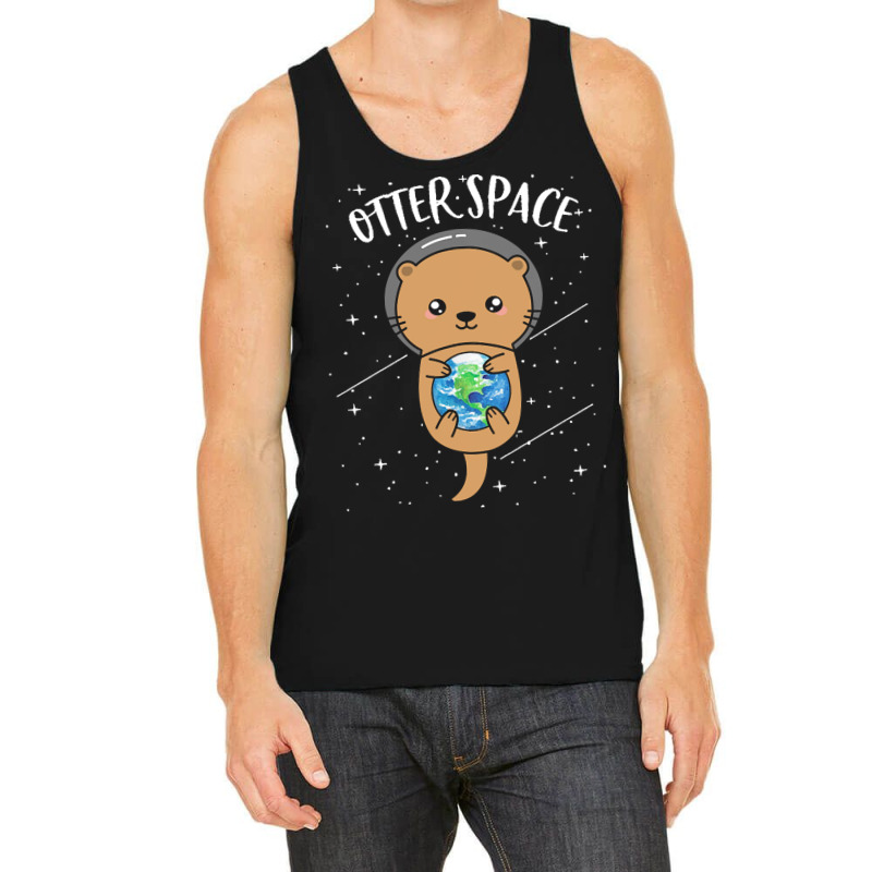 Otter Space T  Shirt Otter Space Cute Funny Sea Otter Astronaut Milky Tank Top by claudiamayer807 | Artistshot