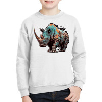 Rhinoceros Angry Youth Sweatshirt | Artistshot