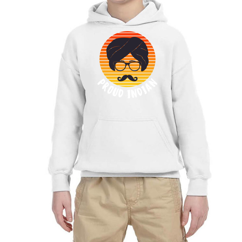 Proud Indian I Love India Youth Hoodie by JOHN CHAVEZ | Artistshot