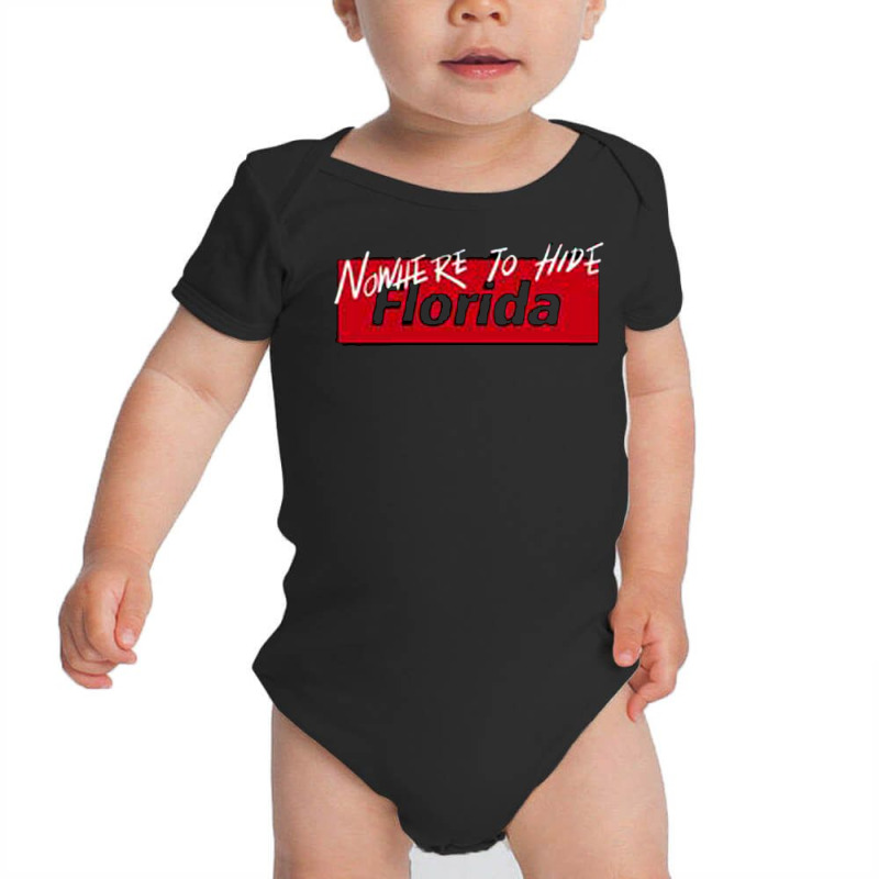 Black Casual Florida Baby Bodysuit by marnah | Artistshot