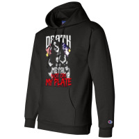 Death In My Metal Not On My Plate Men's Champion Hoodie | Artistshot