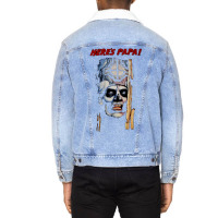 Here's Papa! Tshirt Unisex Sherpa-lined Denim Jacket | Artistshot