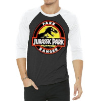 Jurasic Park Herren Park Ranger 3/4 Sleeve Shirt | Artistshot