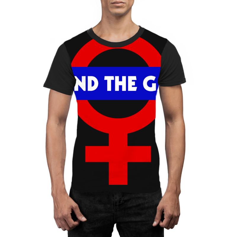 Mind The Gap  Feminist Power Symbol Design Graphic T-shirt | Artistshot