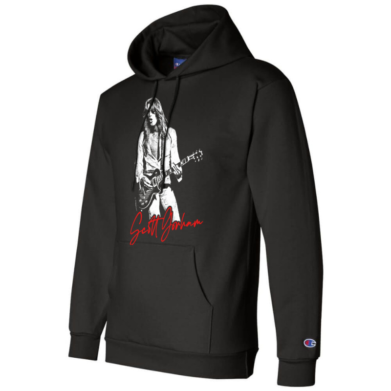 Scott Gorham  Vintage Look Design Champion Hoodie by omodunudanue | Artistshot