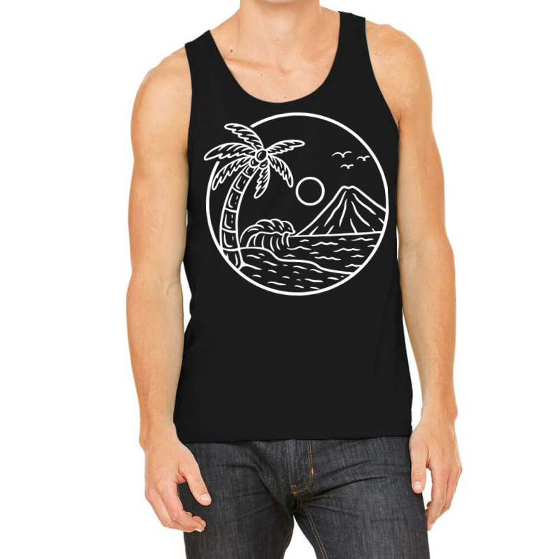 Beach View Mountain Vibes Tank Top by Morspective | Artistshot