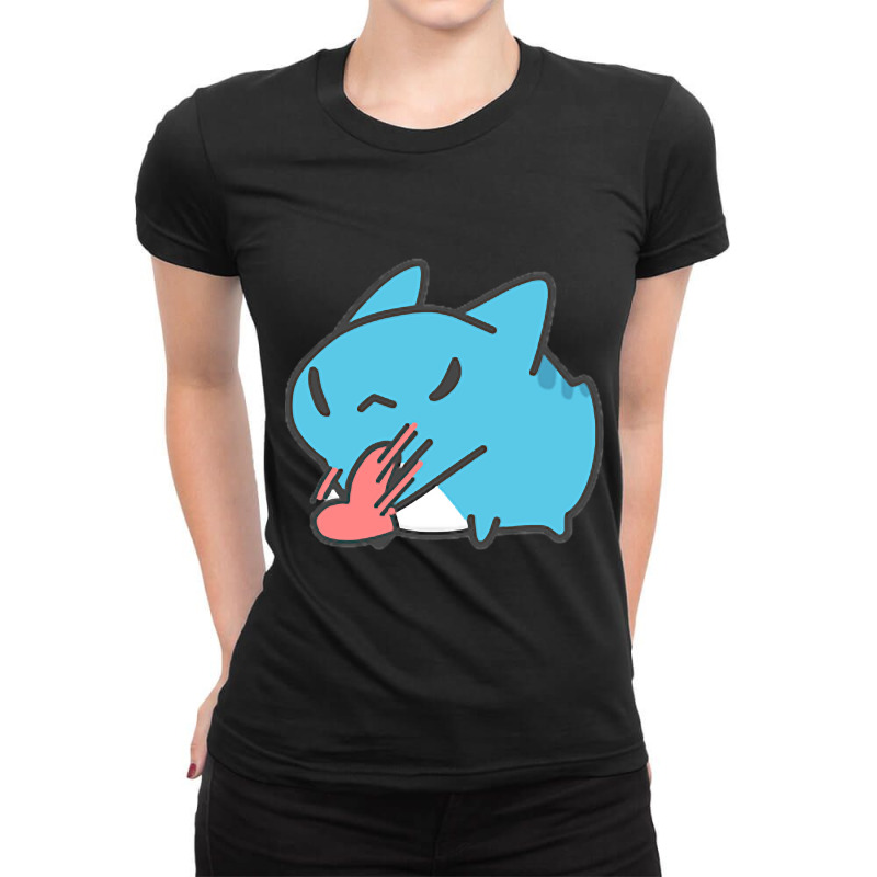 Angry Bugcat Capoo Ladies Fitted T-Shirt by WAQUAS BHATTI | Artistshot