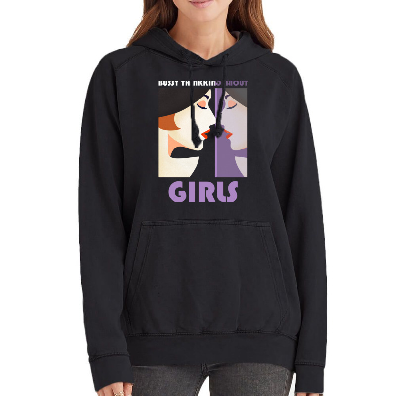 Busy Thinking About Girls Vintage Hoodie | Artistshot