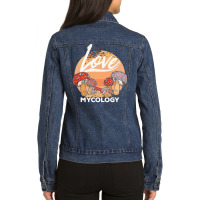 Mycology T  Shirt Mycologist Mycology Mushroom Lover T  Shirt Ladies Denim Jacket | Artistshot