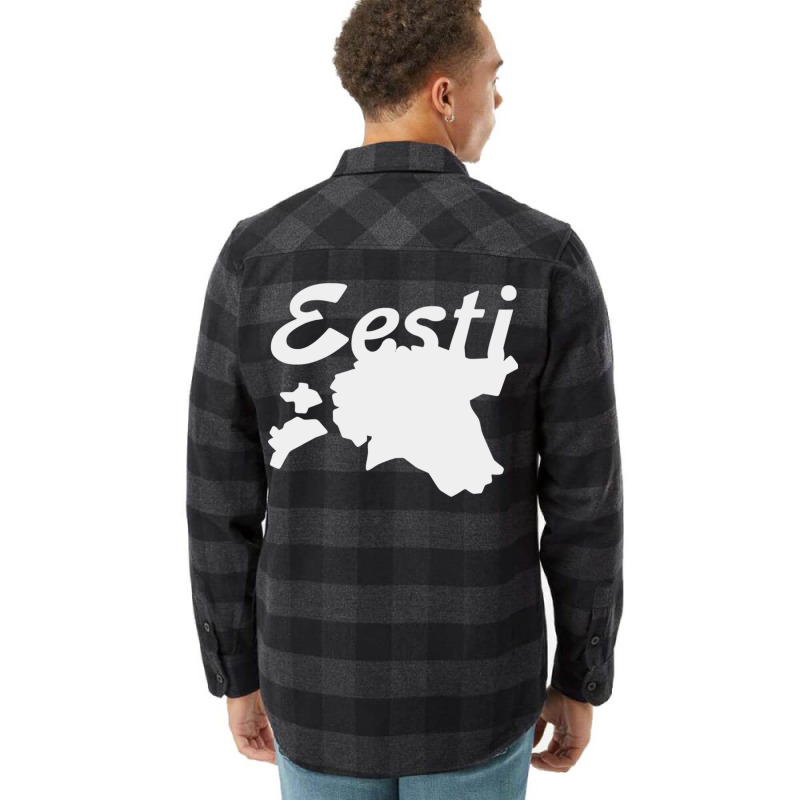 Estonia Country Map Flannel Shirt | Artistshot