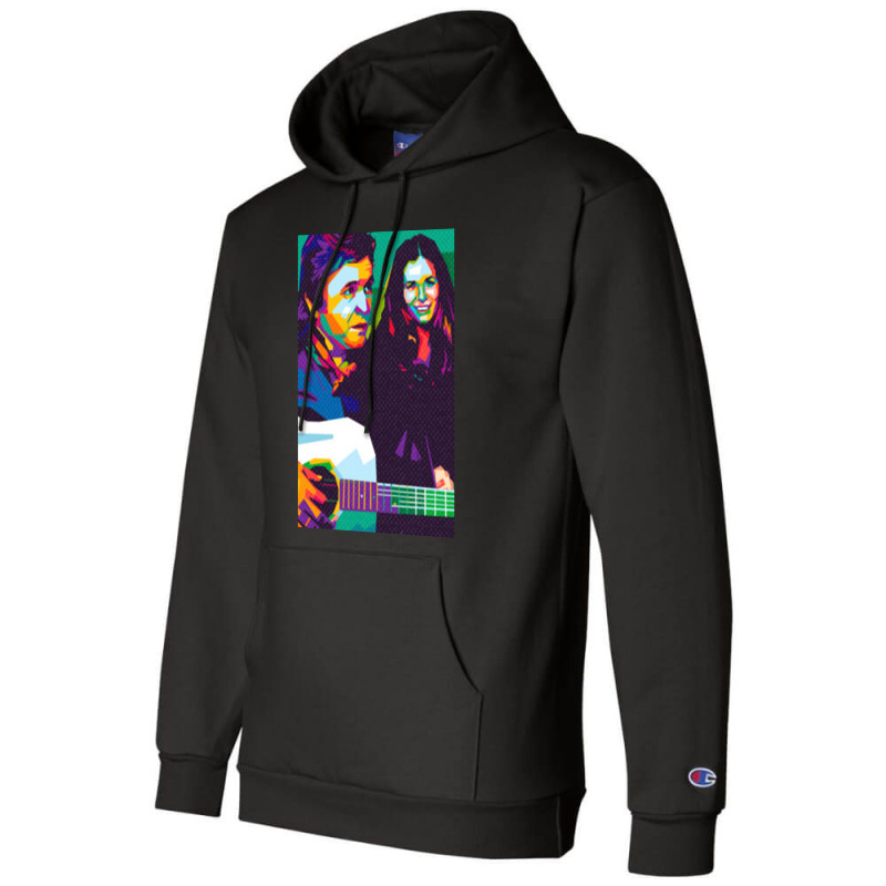 Jhonny Cash And June Carter Champion Hoodie by soniaerin | Artistshot