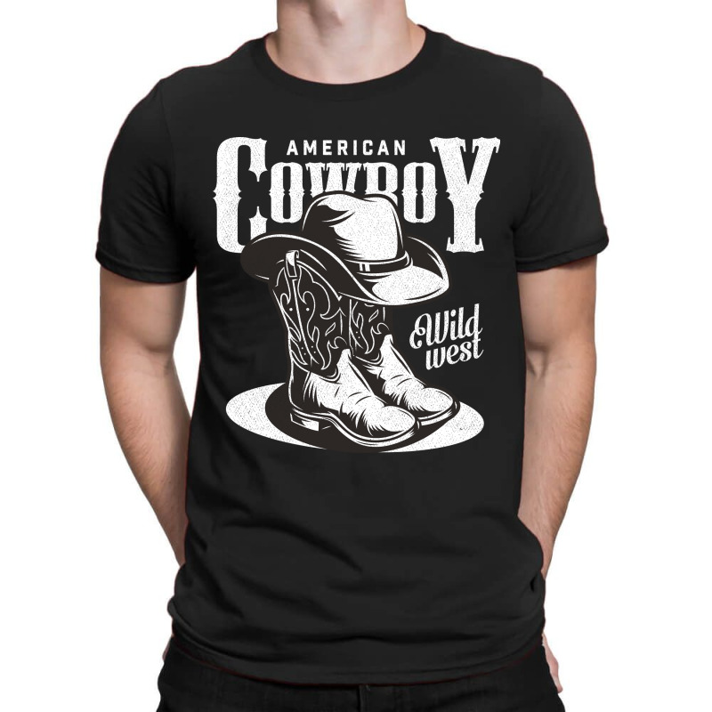 American Cowboy Retro Vintage T-Shirt by Kawar001 | Artistshot