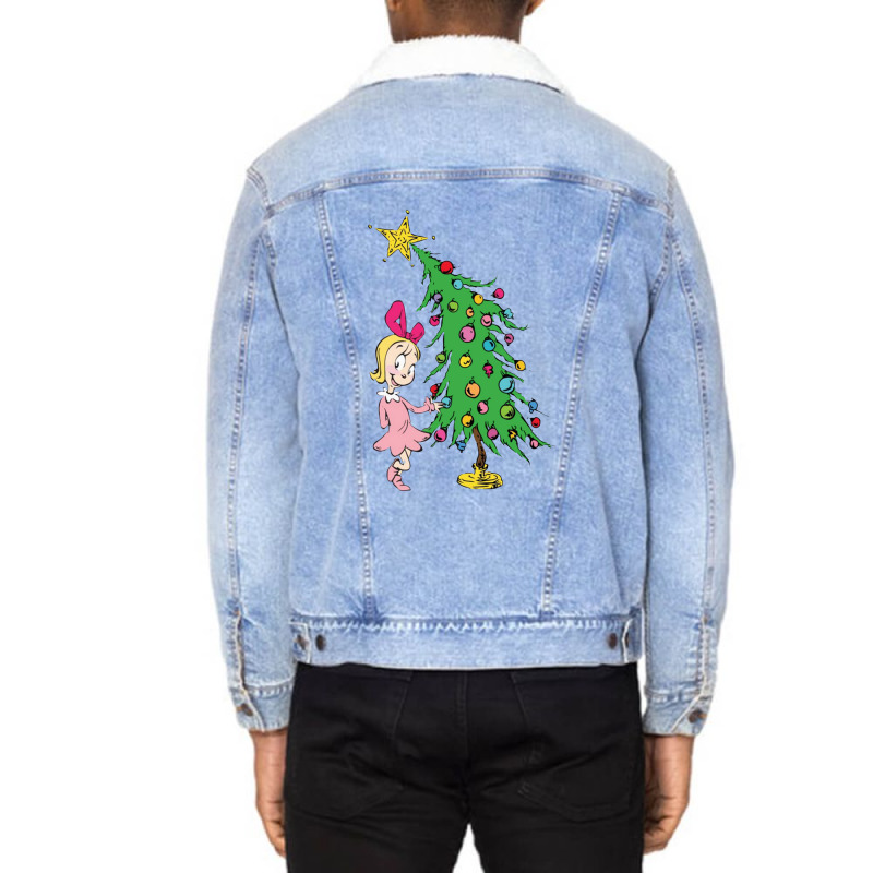 I've Been Cindy Lou Who Good Unisex Sherpa-Lined Denim Jacket by soniaerin | Artistshot