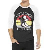 Little Country Little Hood Cowboy Country Music 3/4 Sleeve Shirt | Artistshot