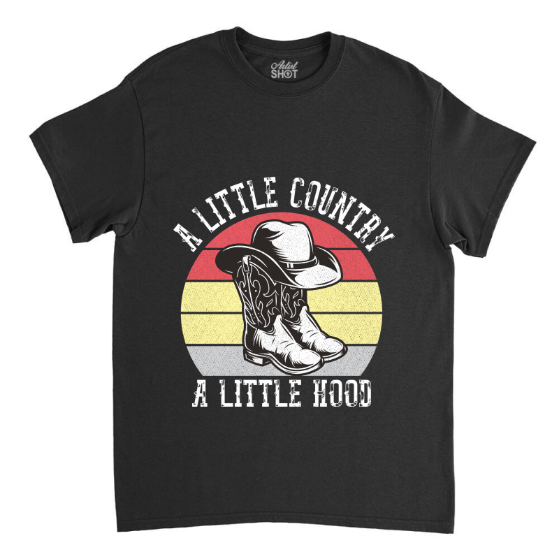 Little Country Little Hood Cowboy Country Music Classic T-shirt by Kawar001 | Artistshot