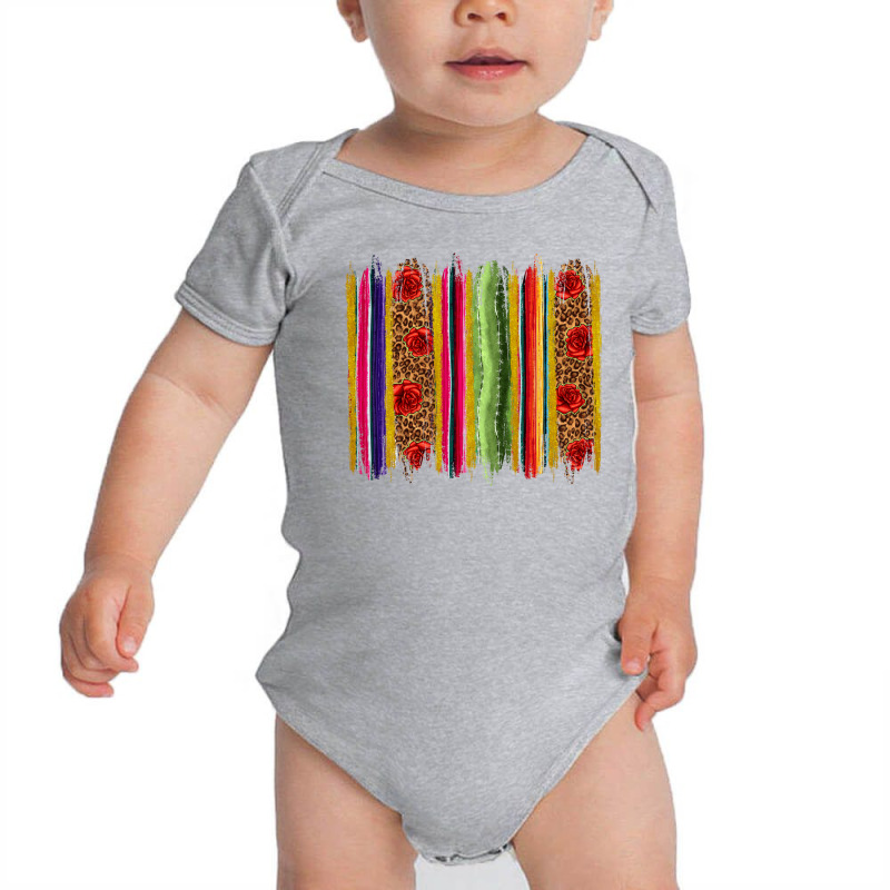 Mexico Serape Brushstroke Baby Bodysuit by enoddigitalart@gmail.com | Artistshot