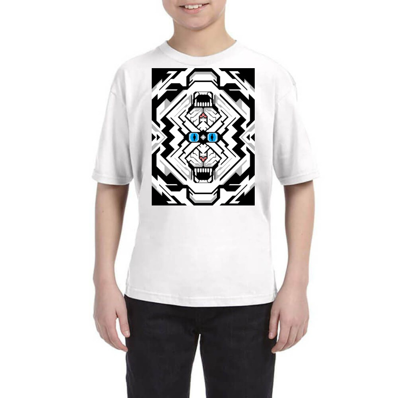 White Tiger Skin Vector Youth Tee | Artistshot