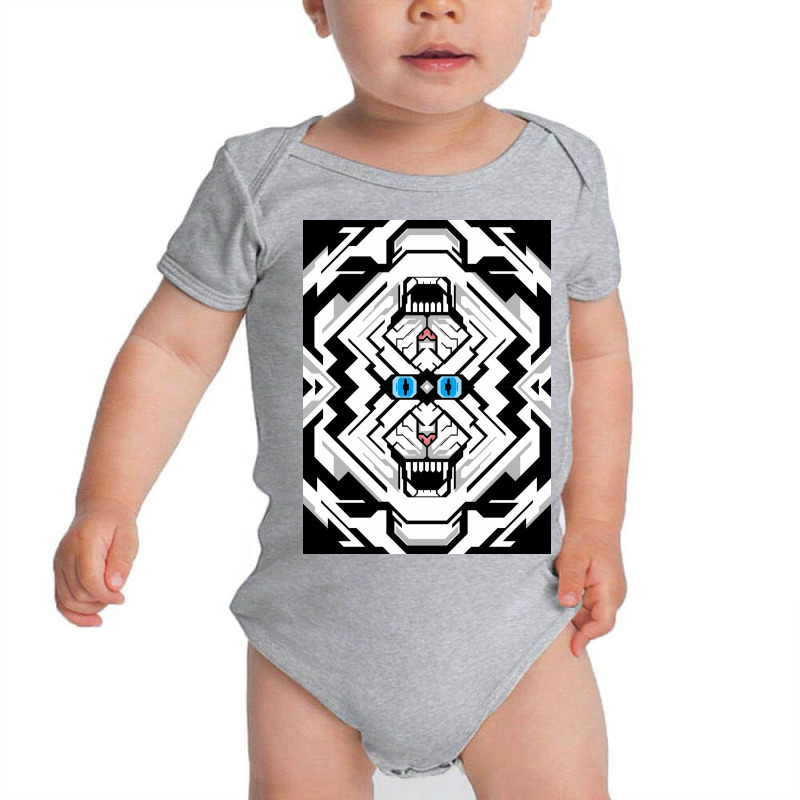 White Tiger Skin Vector Baby Bodysuit | Artistshot