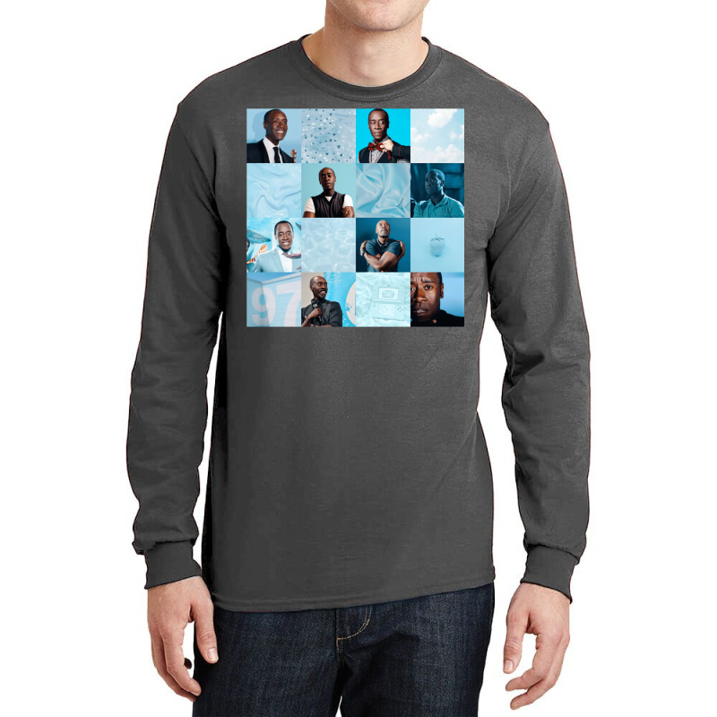 Don Cheadle Moodboard Long Sleeve Shirts by cordtssantunw | Artistshot