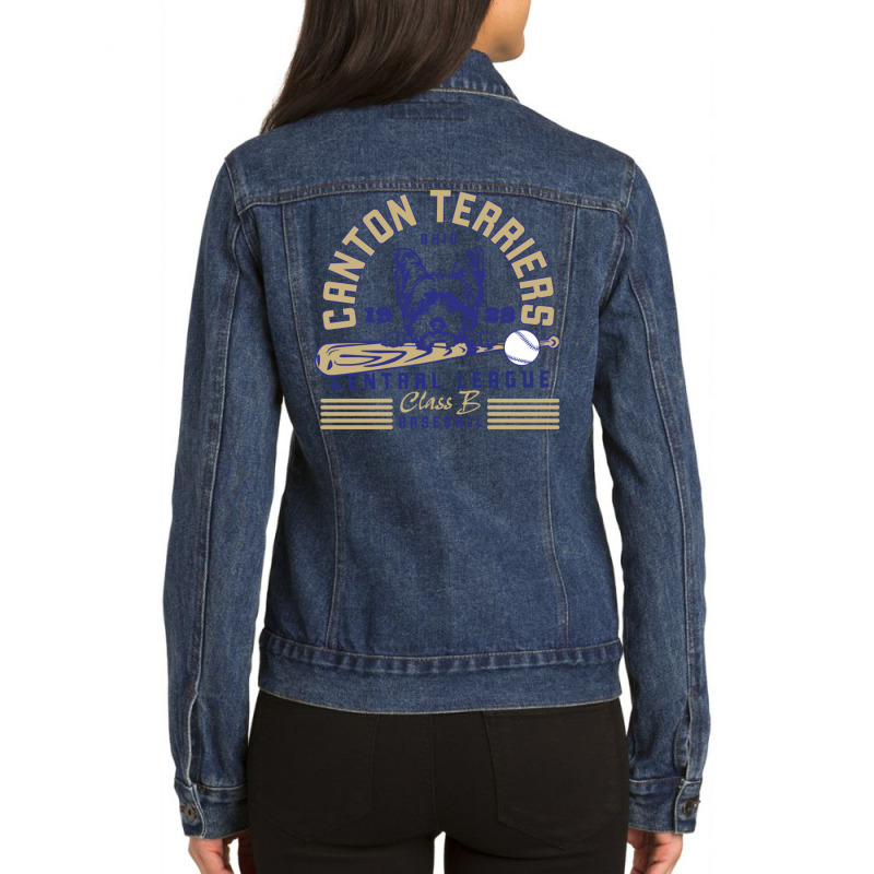 Canton Terriers Ladies Denim Jacket | Artistshot