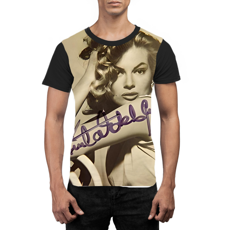 Anita Ekberg Graphic T-shirt by ROBERT BRIDGES | Artistshot