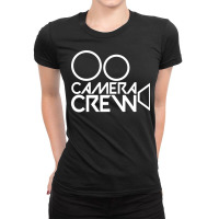 Camera Crew Filmmaker Videographer Ladies Fitted T-shirt | Artistshot