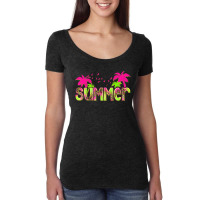 Neon Summer Enod Women's Triblend Scoop T-shirt | Artistshot