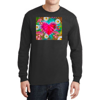 Hippie Tie Dye Heart Tumbler Long Sleeve Shirts | Artistshot