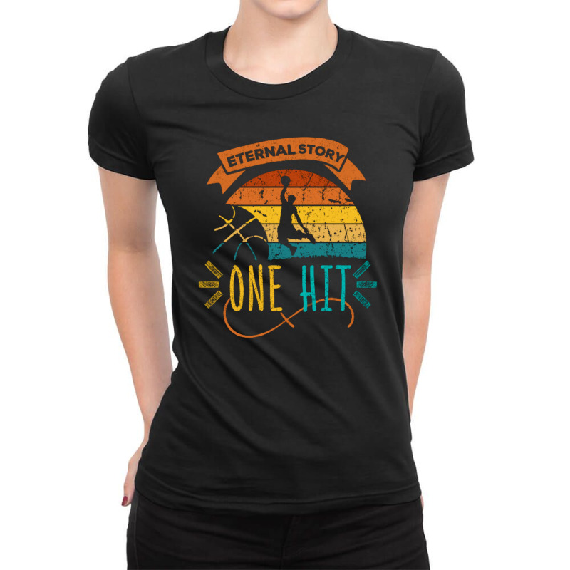 One Hit Ladies Fitted T-Shirt by Arterodrigo | Artistshot