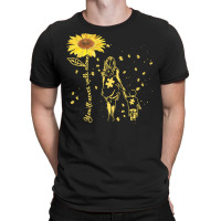 Autism Awareness T  Shirt Sunflower You’ll Never Walk Alone Autism A T-shirt | Artistshot