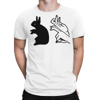 Rabbit Hand Shadow 2 T-shirt | Artistshot