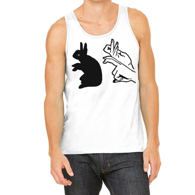 Rabbit Hand Shadow 2 Tank Top | Artistshot