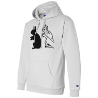 Rabbit Hand Shadow 2 Champion Hoodie | Artistshot