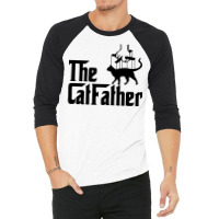 The Catfather 3/4 Sleeve Shirt | Artistshot