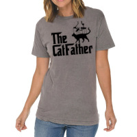 The Catfather Vintage T-shirt | Artistshot