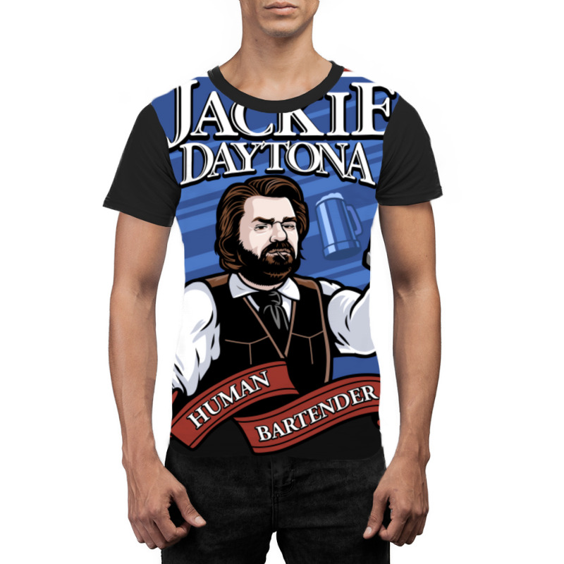 Jackie Daytona  Regular Human Bartender Graphic T-shirt by ancapdowask | Artistshot