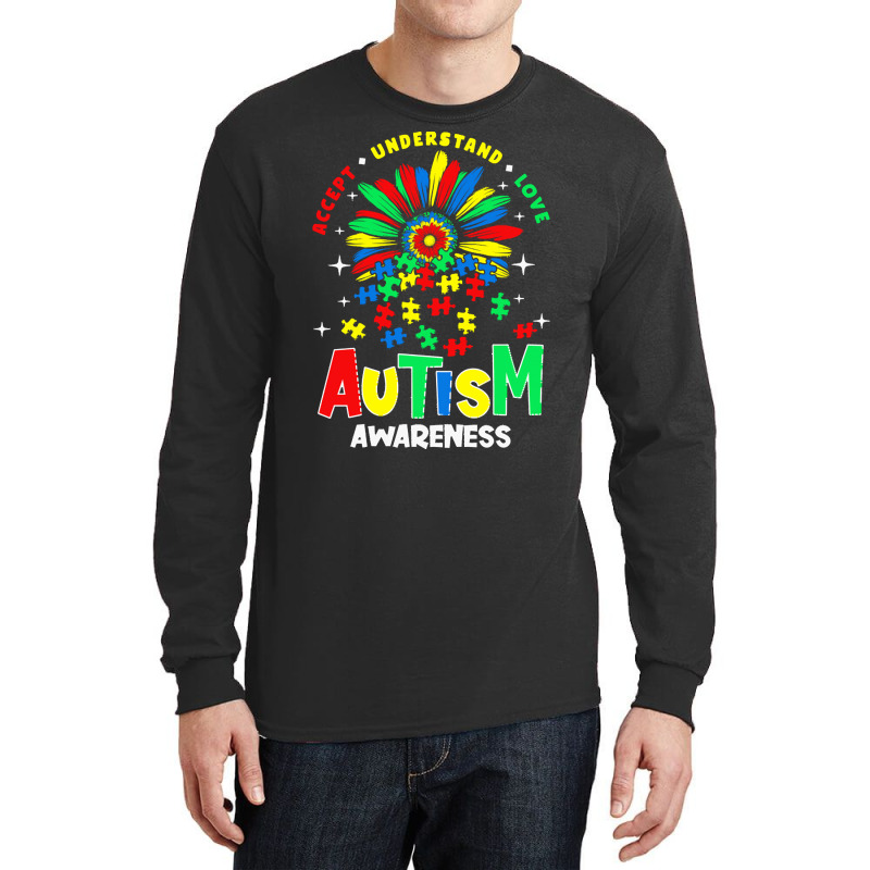 Autism Awareness T  Shirtautism Awareness Flower Gift T  Shirt Long Sleeve Shirts by abigayle98988 | Artistshot