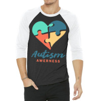 Autism Awareness T  Shirtautism Awareness T  Shirt 3/4 Sleeve Shirt | Artistshot