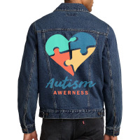 Autism Awareness T  Shirtautism Awareness T  Shirt Men Denim Jacket | Artistshot