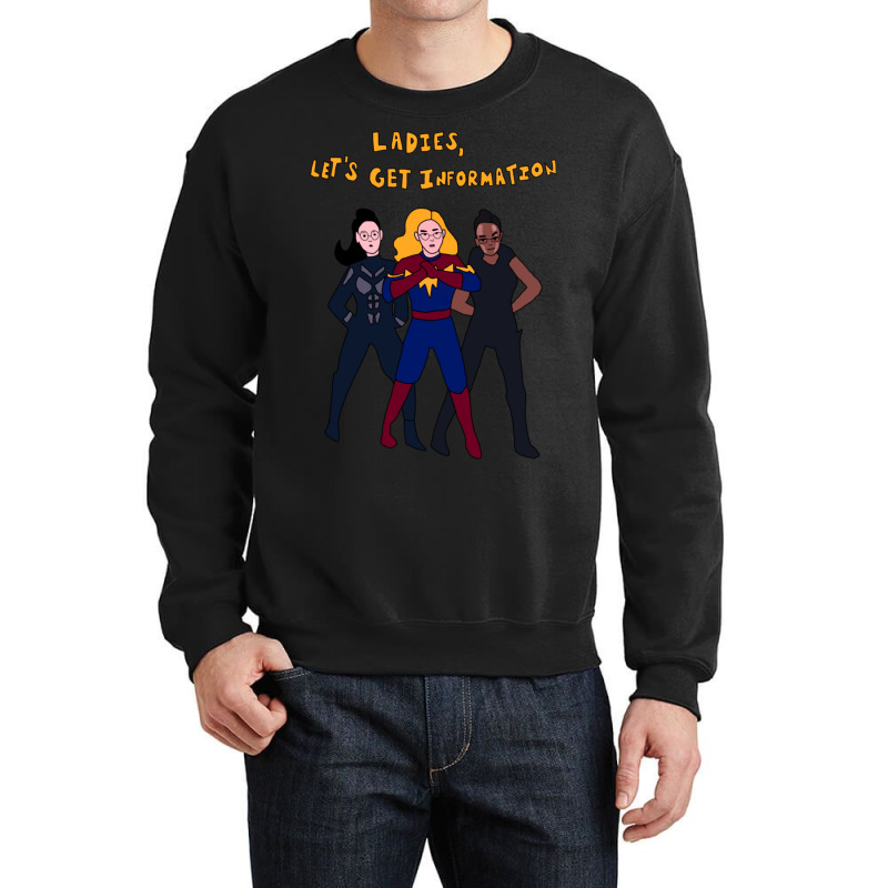 Exact Kamala’s  Let’s Get Information Crewneck Sweatshirt | Artistshot