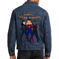 Exact Kamala’s  Let’s Get Information Men Denim Jacket | Artistshot