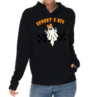 Ghost Spooky Vibes Halloween Lightweight Hoodie | Artistshot